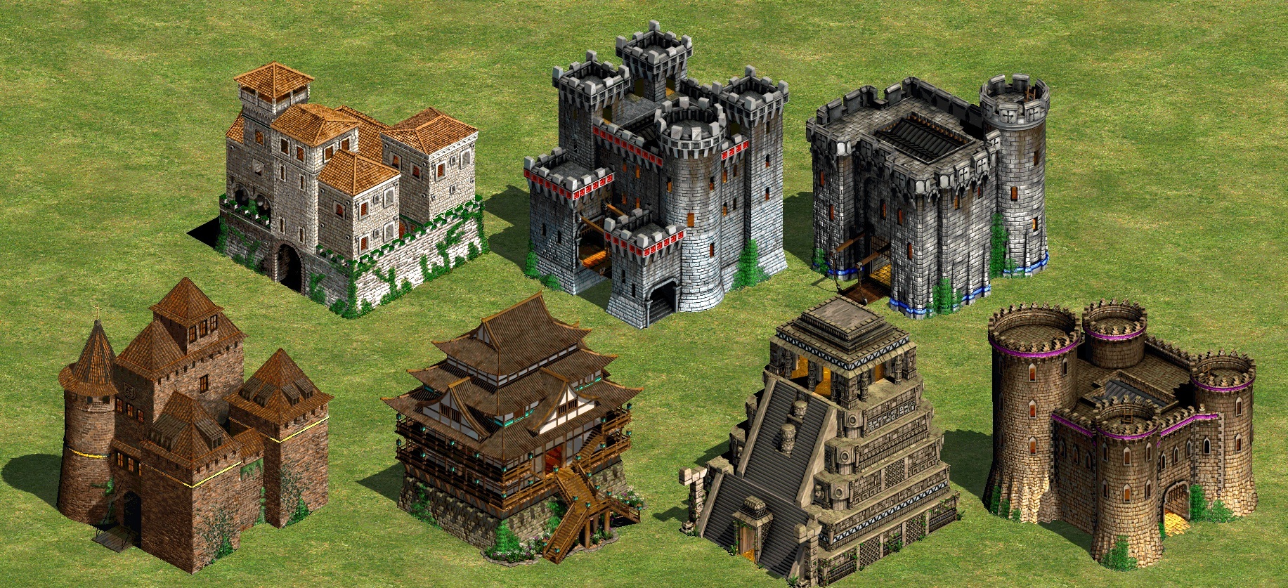 Свод игра. Замки в AOE 2. Замок age of Empires 2. Ратуша age of Empires 2. Средневековый замок age of Empires.