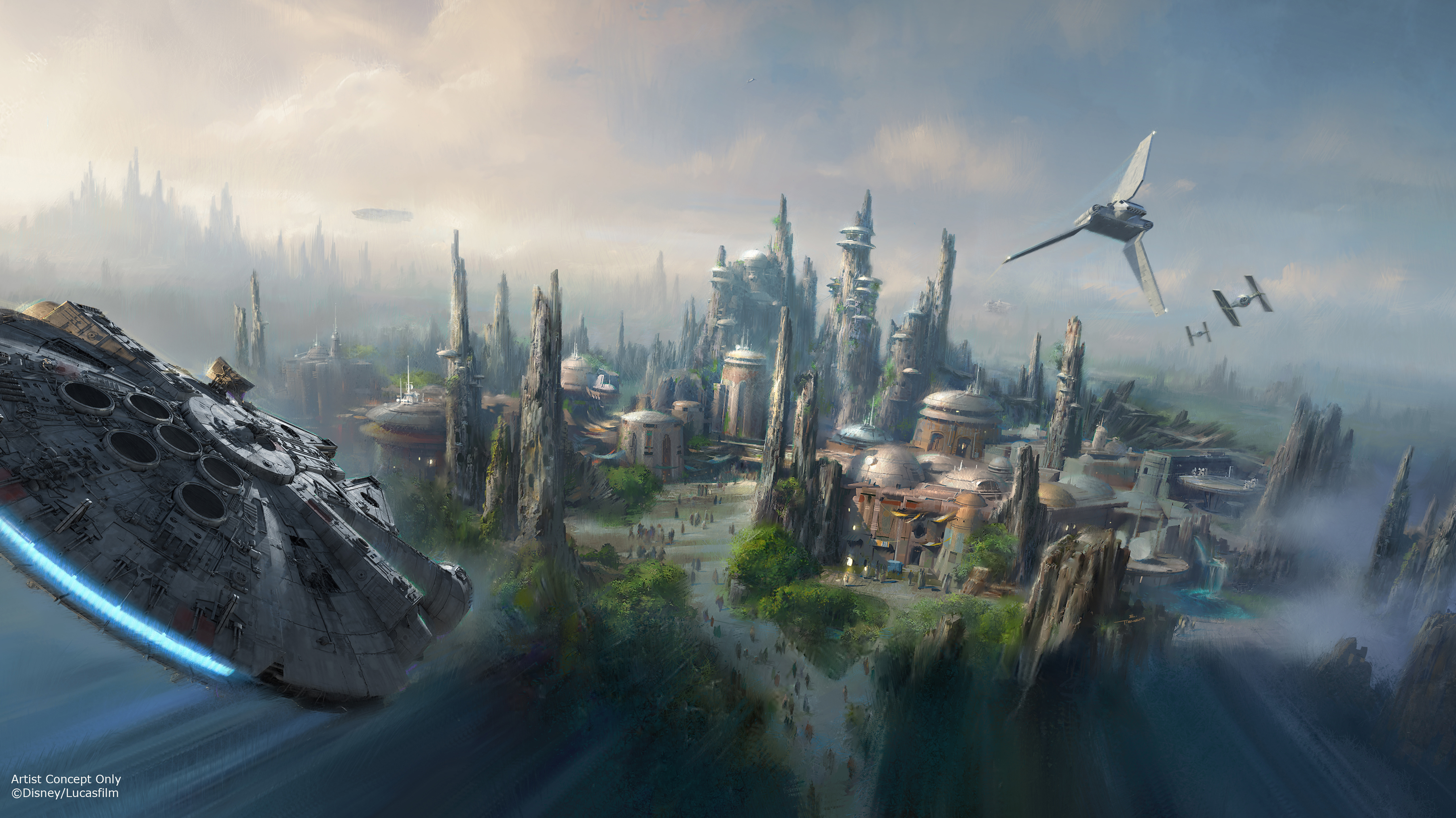 Imágenes de Star Wars Land de Disney